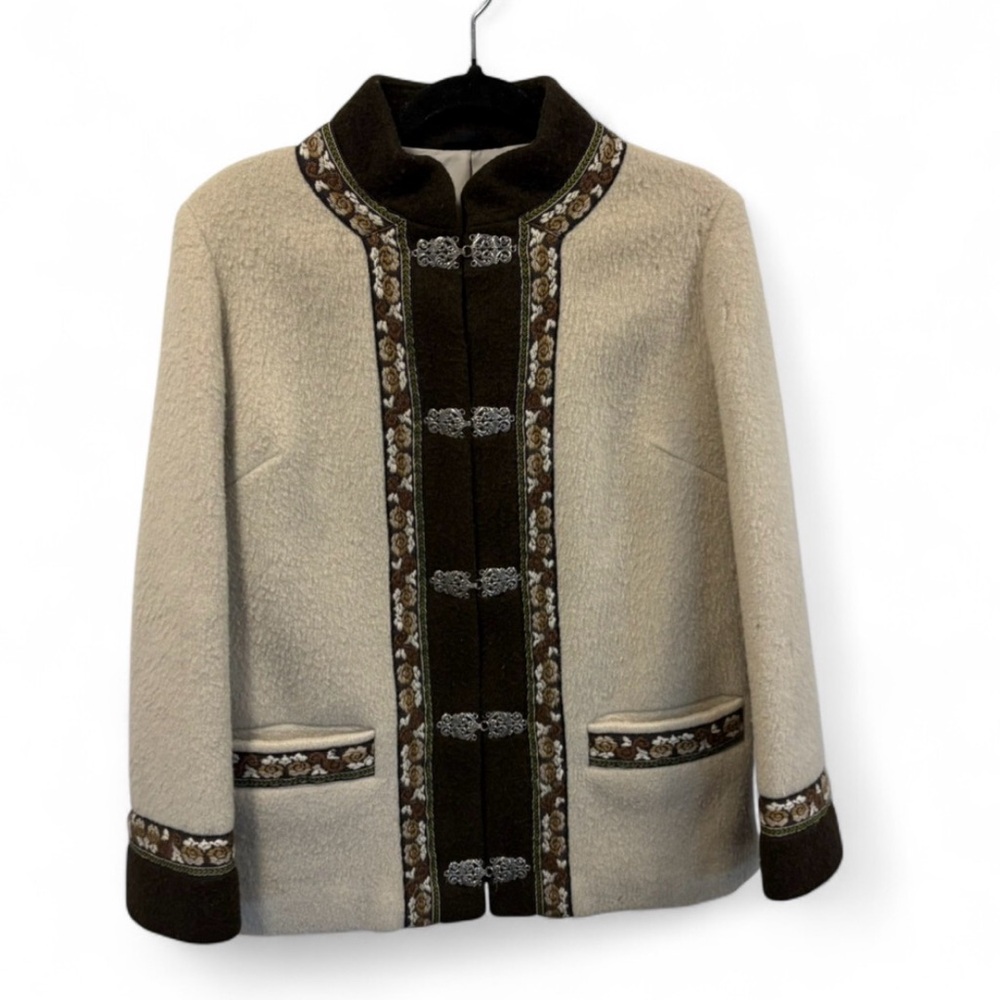 Norwegian 100% Wool Alpine Jacket- EU 42- L